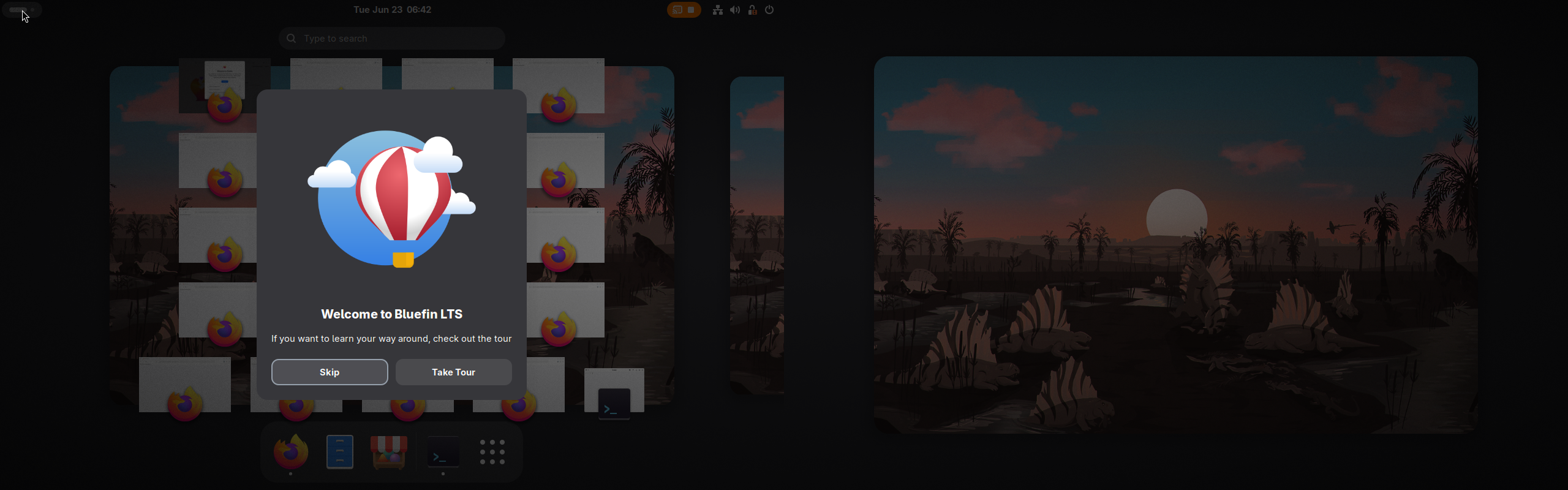 Bluefin LTS desktop — stable-20260710
